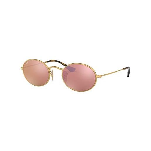 Ray-Ban rb 3547n occhiali da sole, oro (gold), 48 mm unisex-adulto