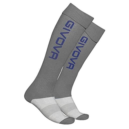 GIVOVA calza allenamento grigio/blu tg. Senior