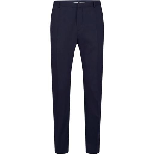 Calvin Klein pantaloni in misto lana slim
