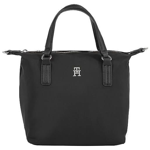 Tommy Hilfiger donna borsa tote bag poppy small tote piccola, blu (space blue), taglia unica