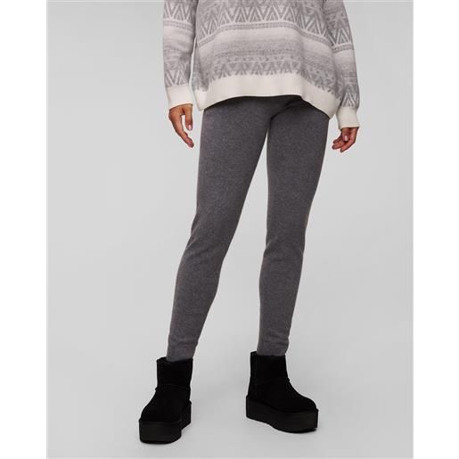 Kujten leggings grigi in cashmere da donna Kujten joggy 2