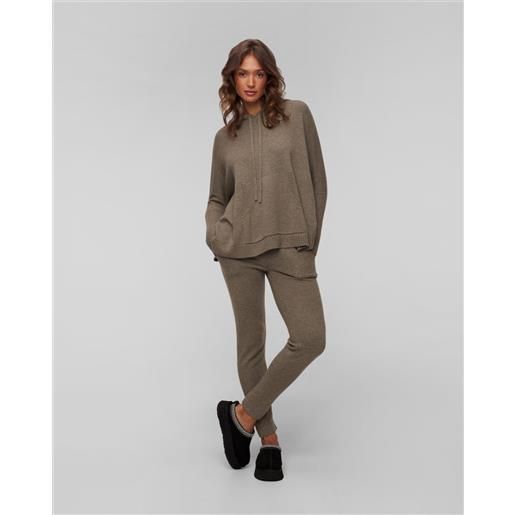 Kujten leggings verdi in cashmere da donna Kujten joggy 2