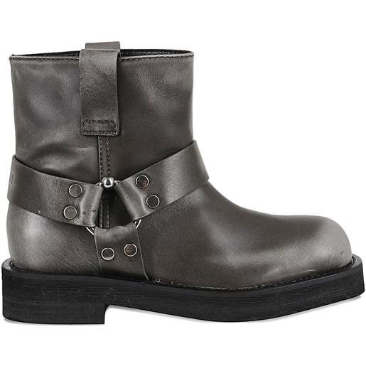 3juin stivali con logo 35mm - grigio