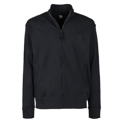 Siry Work felpa leggera be board art. 9114 100% cotone con tasche e zip intera m-l-xl-xxl-3xl (s-grigio chiaro melange)