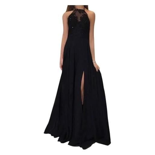 tinbarry vestiti da donna elegante maxi lungo da sera abito da sposa con scollo a v abiti da damigella abito in pizzo con spacchi