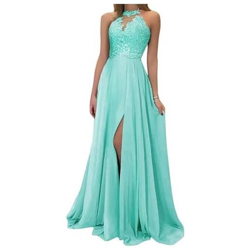 tinbarry vestiti da donna elegante maxi lungo da sera abito da sposa con scollo a v abiti da damigella abito in pizzo con spacchi