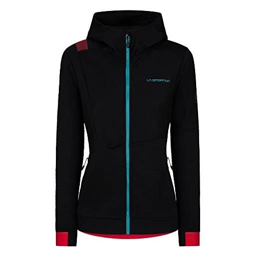 LA SPORTIVA mood hoody w black/hibiscus