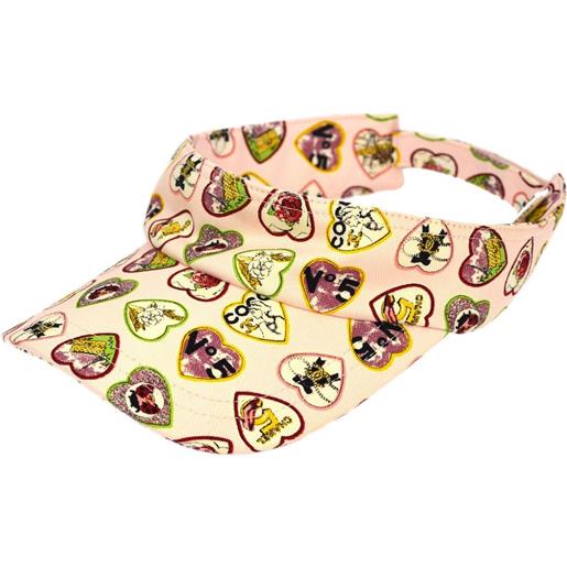 CHANEL Pre-Owned - visiera valentine anni '90-2000 - donna - cotone - taglia unica - rosa