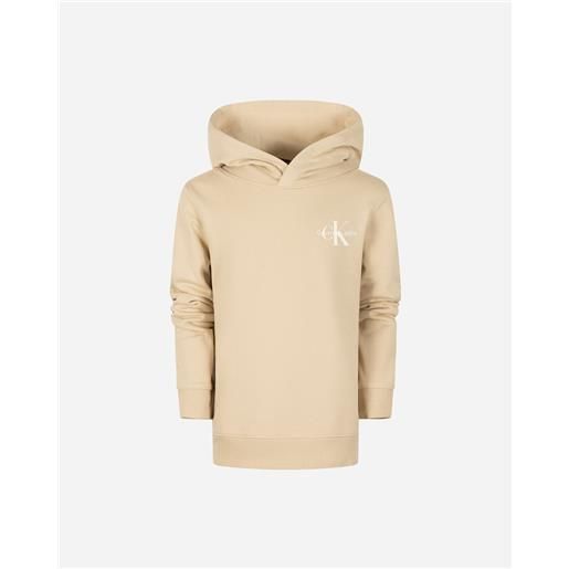 Calvin Klein Jeans mini badge jr - felpa - beige