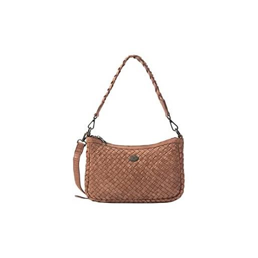 DreiMaster, borsa a mano in pelle donna, cammello