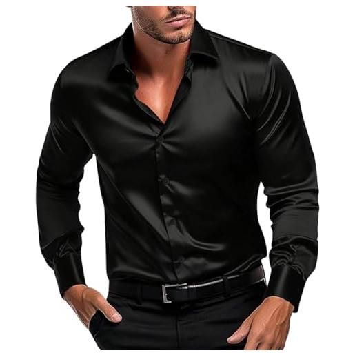 Collezione abbigliamento uomo camicia in raso prezzi sconti Drezzy