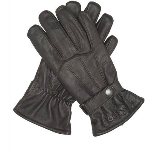 Schott guanti snap fastener leather gloves