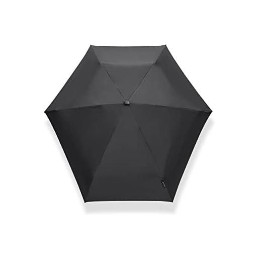 Senz ° micro foldable storm umbrella puro nero, puro nero, medium, nero puro, medium