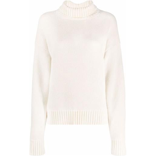 Jil Sander maglione a collo alto - toni neutri