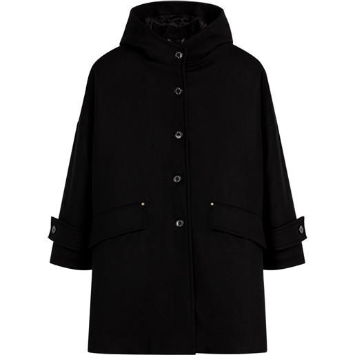 Mackintosh soprabito humbie con cappuccio - nero