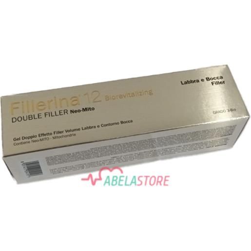 LABO INTERNATIONAL Srl fillerina 12 double filler biorevitalizing neo mito labbra e bocca grado 3 gel doppio effetto filler volume