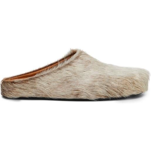 DAY8 Pantofole Donna Peluche Grandi Perla di Strass Ciabatte da Casa