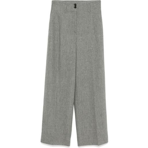 Lorena Antoniazzi pantaloni a gamba ampia - grigio