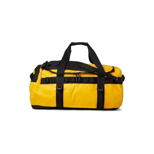 The North Face nf0a52sa4wp1 base camp duffel - m borsa sportiva uomo summit gold-tnf black-n taglia os