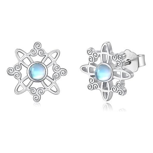 Orecchini Celtici In Argento Sterling 925 - Gioielli Artistici Di Design Classico, Regalo Unico - 6