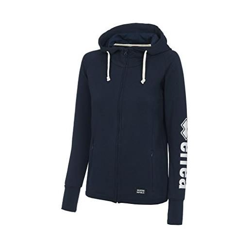 ERREA' REPUBLIC errea felpa donna republic essential con cappuccio blu