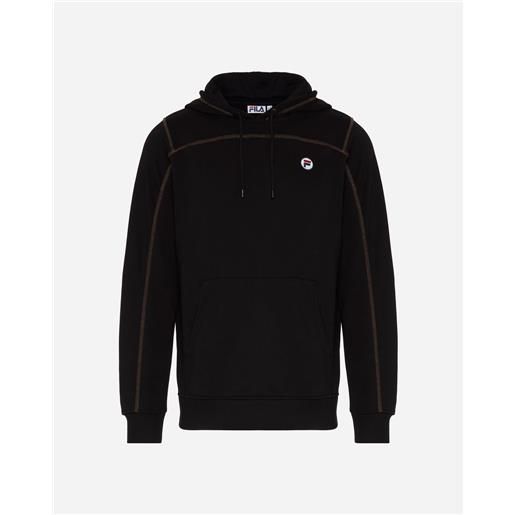 Fila small patch m - felpa - uomo - nero