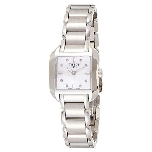 Tissot orologio analogico al quarzo donna con cinturino in acciaio inox t02128574