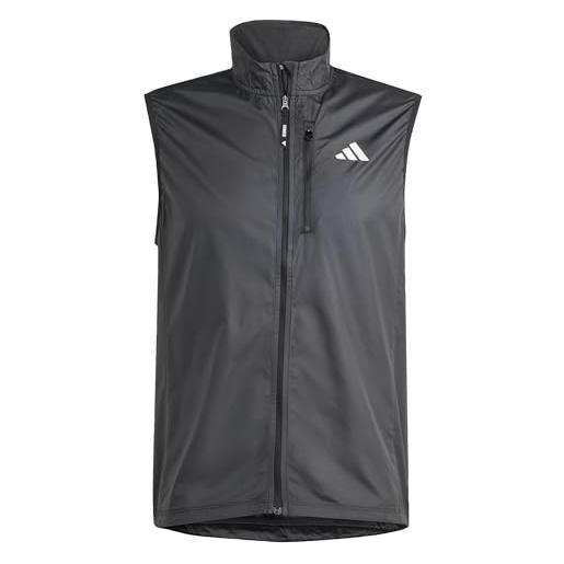 adidas uomo own the run vest, black, xs