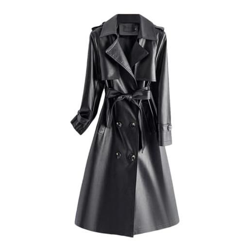 Cintura Donna In Pelle Morbida Per Cappotti E Giacche, Elegante E Regolabile, Colore Classico