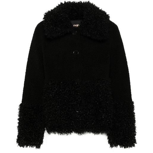 Maje giacca curly - nero