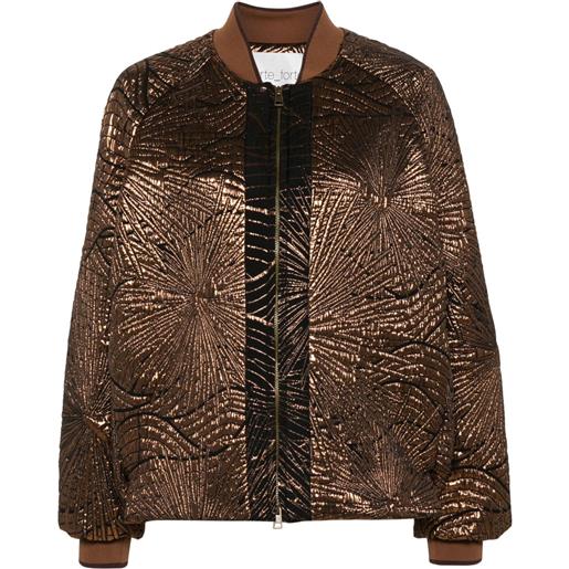 Forte Forte bomber metallizzato - nero