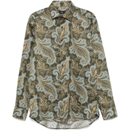 ETRO camicia con stampa paisley - verde