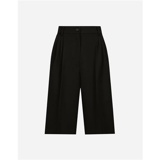Dolce & Gabbana bermuda tuxedo in gabardina di lana