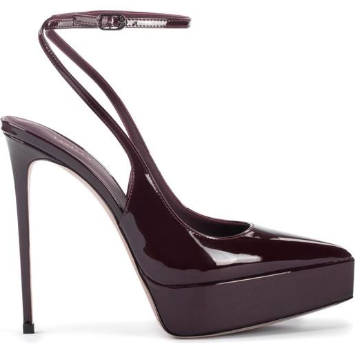 Le Silla pumps uma con cinturino posteriore 140mm - rosso