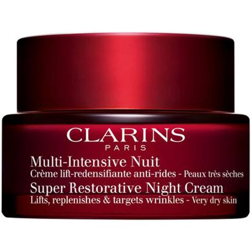 CLARINS multi-intensive crema antietà notte pelle secca 50 ml