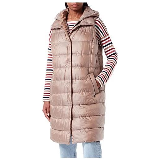 bugatti 260328-21232 gilet trapuntato, beige, 48 donna