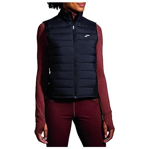 Brooks 221556001 shield hybrid vest 2.0 gilet sportivo donna black taglia 35