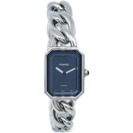 CHANEL Pre-Owned - orologio quartz premiere 20mm 1987 - donna - acciaio inossidabile - taglia unica - nero
