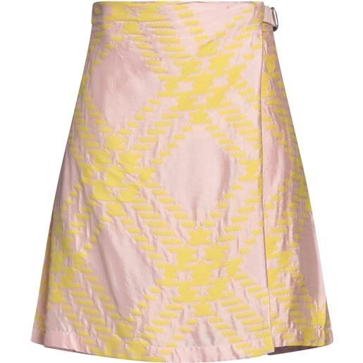 BURBERRY - minigonna