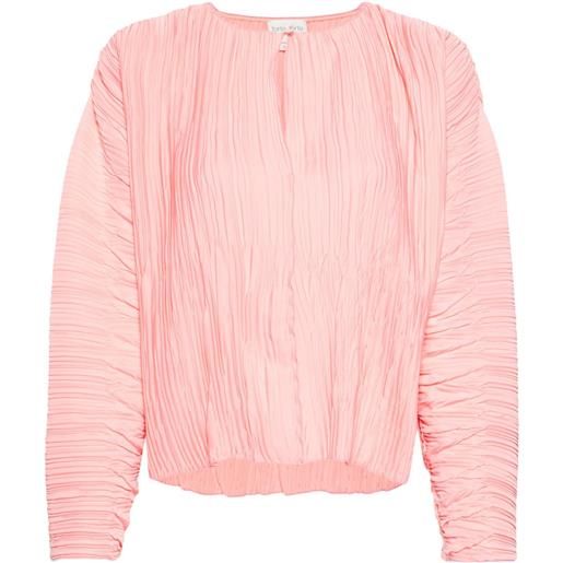 Forte Forte blusa plissettata - rosa