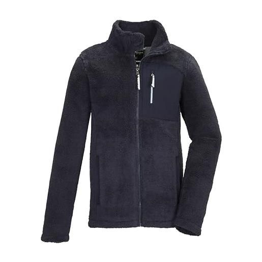 Killtec kow 350 grls flc jckt - giacca in pile sherpa bambina, dunkelnavy, 