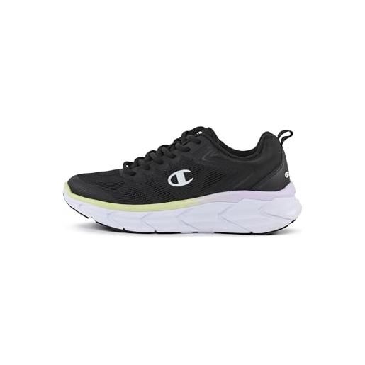 Champion fx iii w low, sneakers donna, nero/bianco (kk005), 42.5 eu