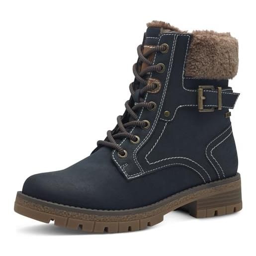 S.Oliver WL Lace Boot 5-26401-43 – Stivali Da Neve Donna, Impermeabili, Tex, Imbottiti, Vegani, Con Suola SOFT FOAM