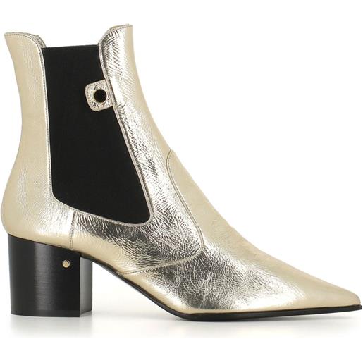 Laurence Dacade stivali con effetto metallizzato - oro