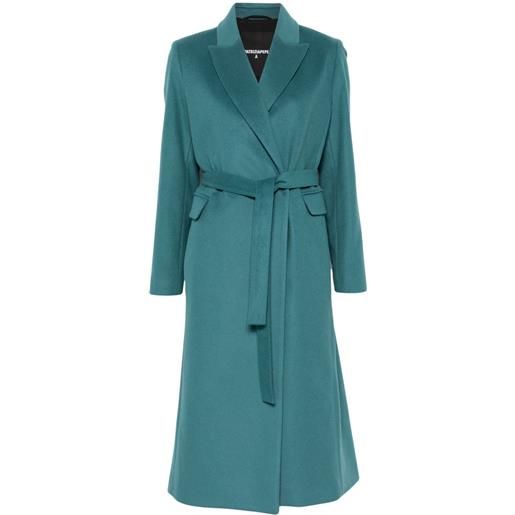 Patrizia Pepe cappotto con cintura - verde