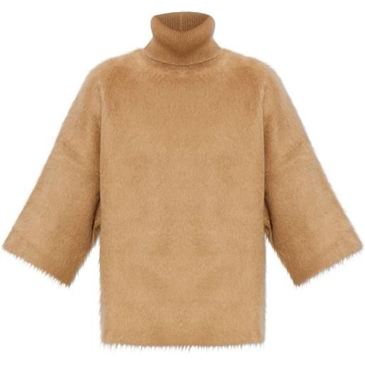 Fabiana Filippi top a collo alto - toni neutri