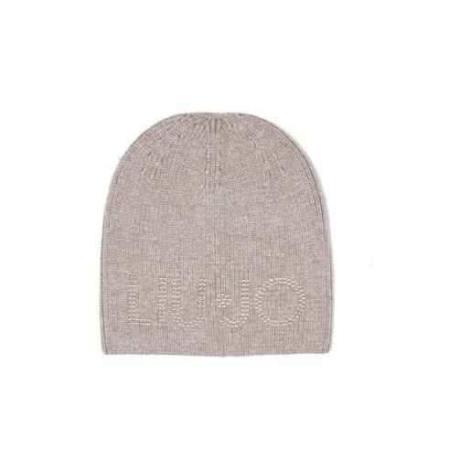 LIU JO liu. Jo berretto donna con borchie grigio perla c24lj43 2f3030 taglia unica