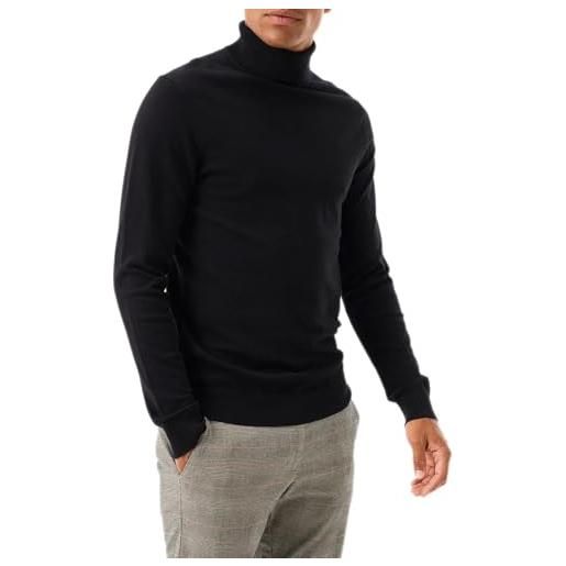 VEQUÈ maglione uomo invernale collo alto lana cashmere slim maglia pullover dolce vita (it, testo, 3xl, regular, regular, royal)