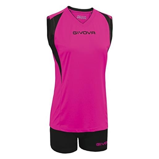 GIVOVA kit volley spike fuxia/nero tg. M