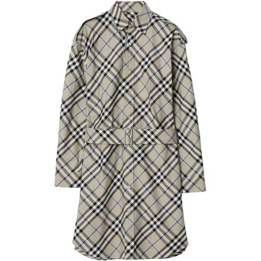 Burberry chemisier con motivo vintage check - toni neutri